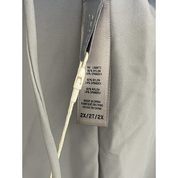 NWT SKIMS Lace Up Catsuit Chrome Long Sleeve Adjustable Size 2X Sold Out - Picture 5 of 8